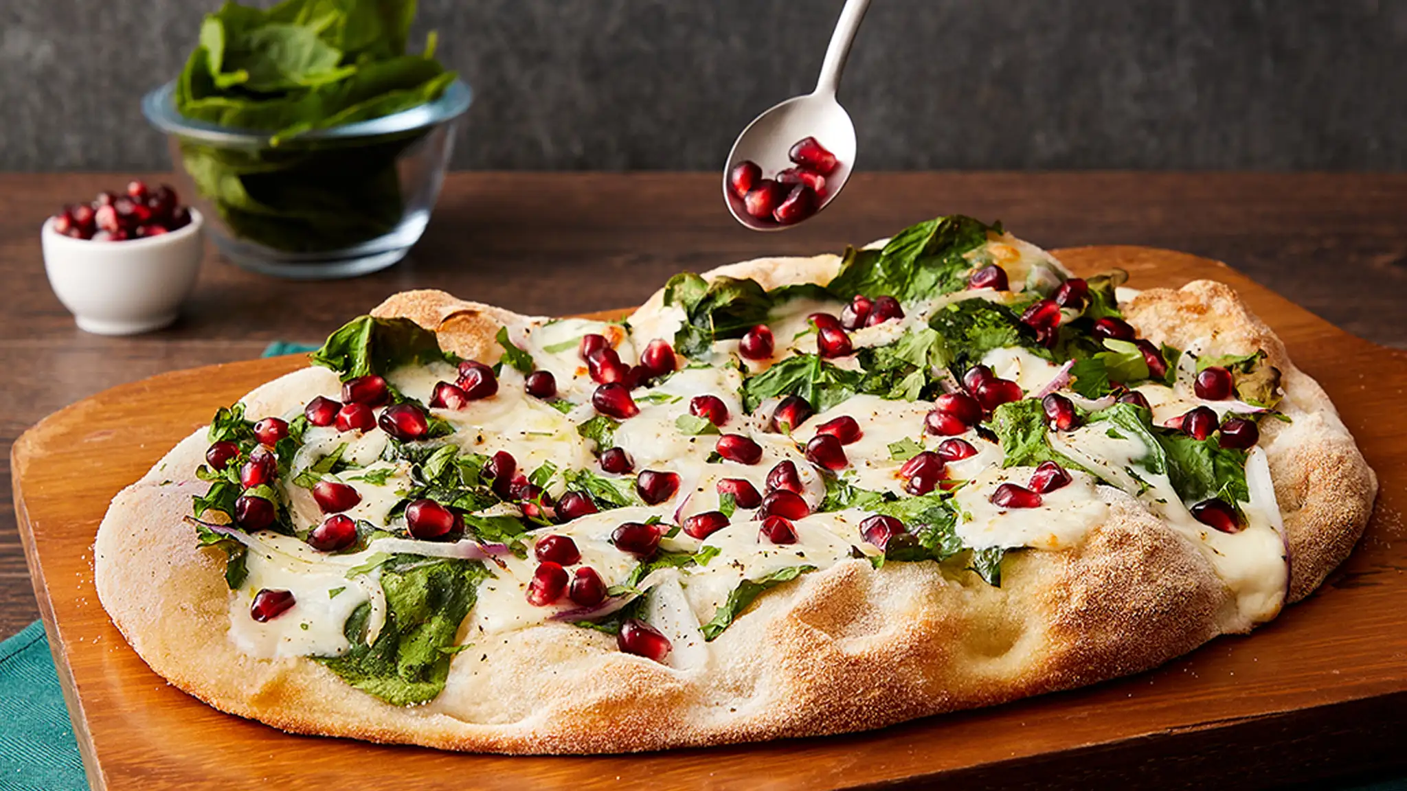 Ricetta di Pinsami Professional per una Pinsa con gli spinaci